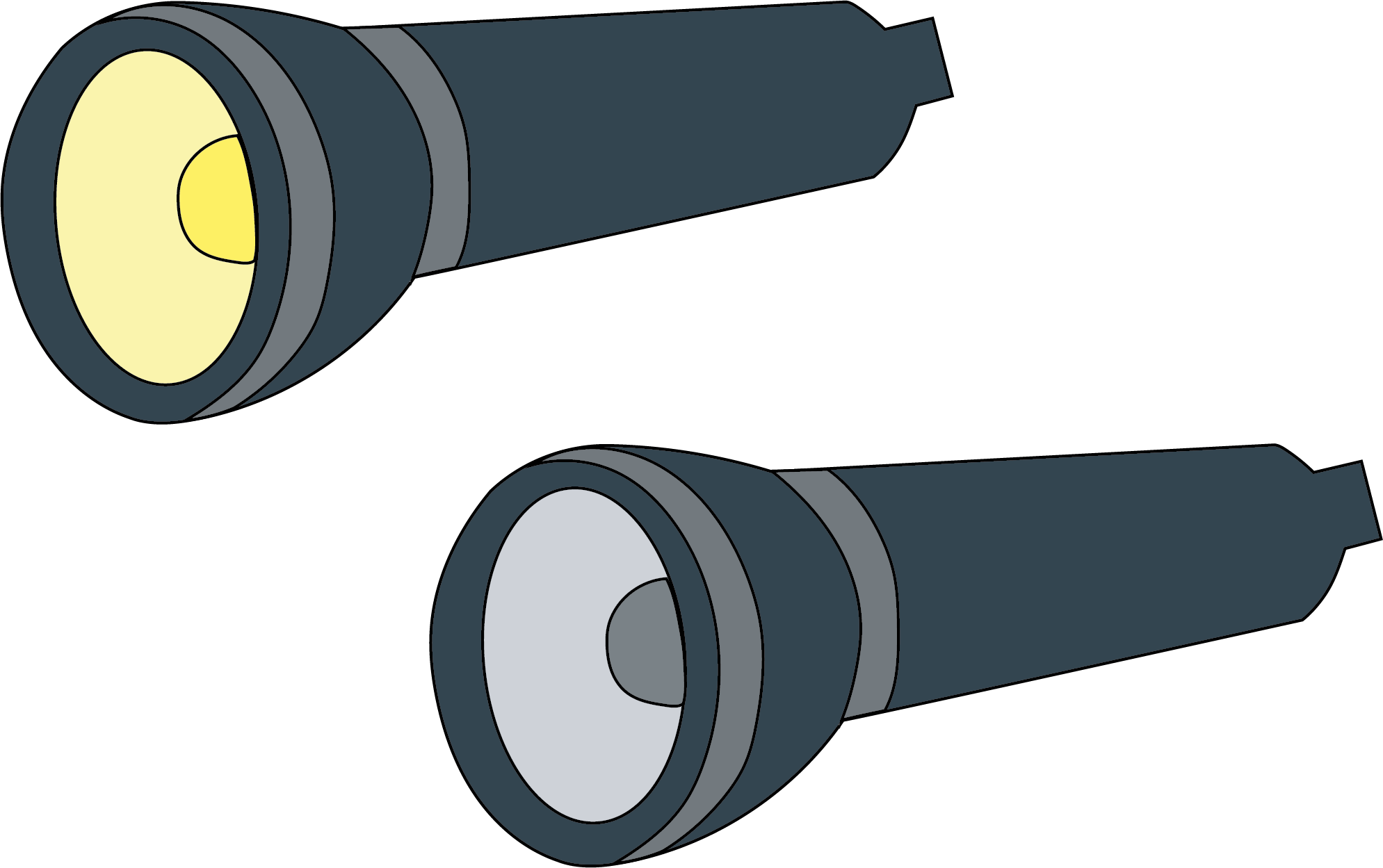 flashlights